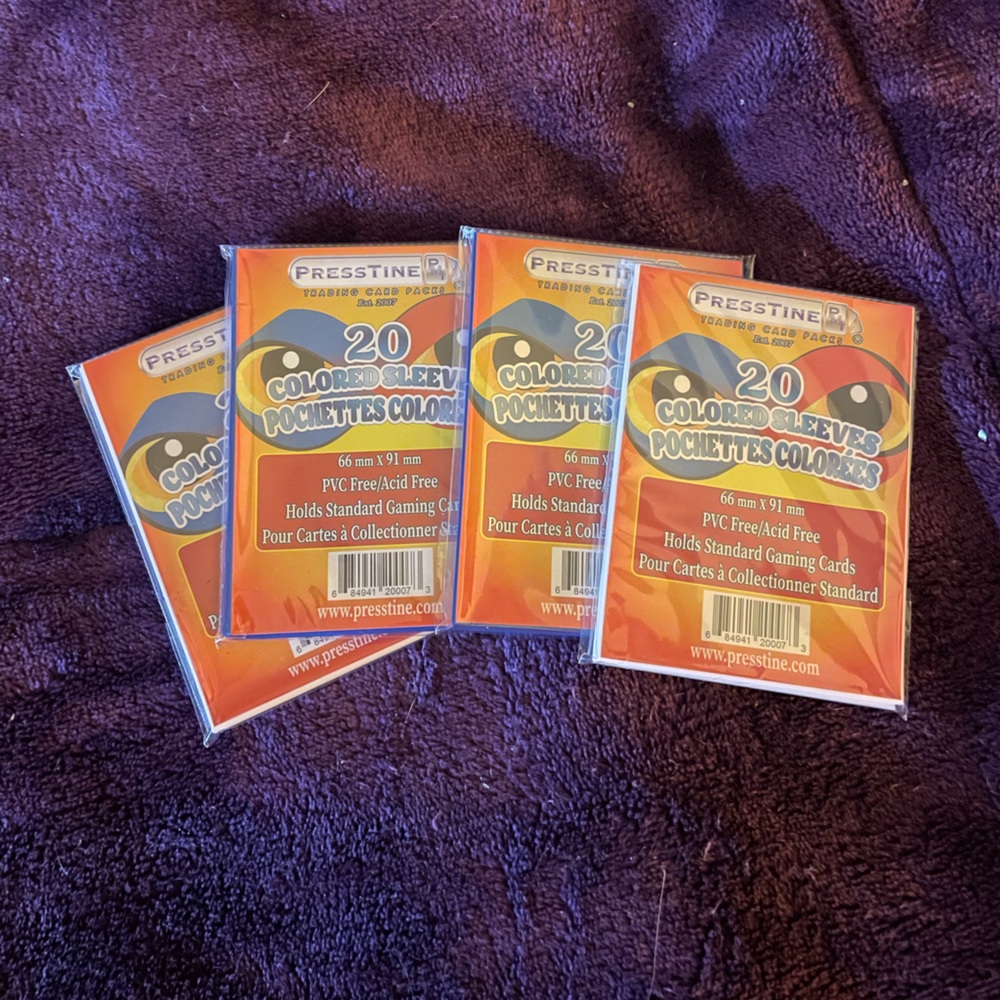 Orange Card Sleeves for Kids